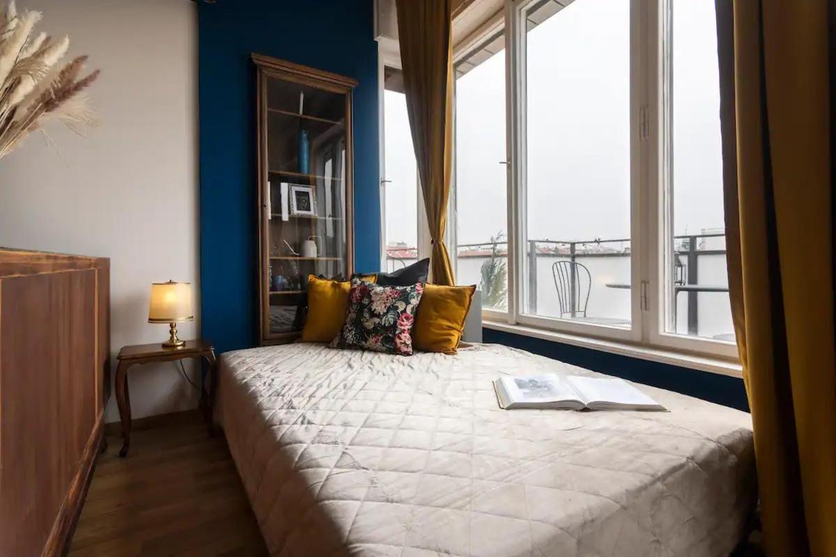 Waterfront River Side Roof Top Apartment - Terrace With City View Prague Luaran gambar