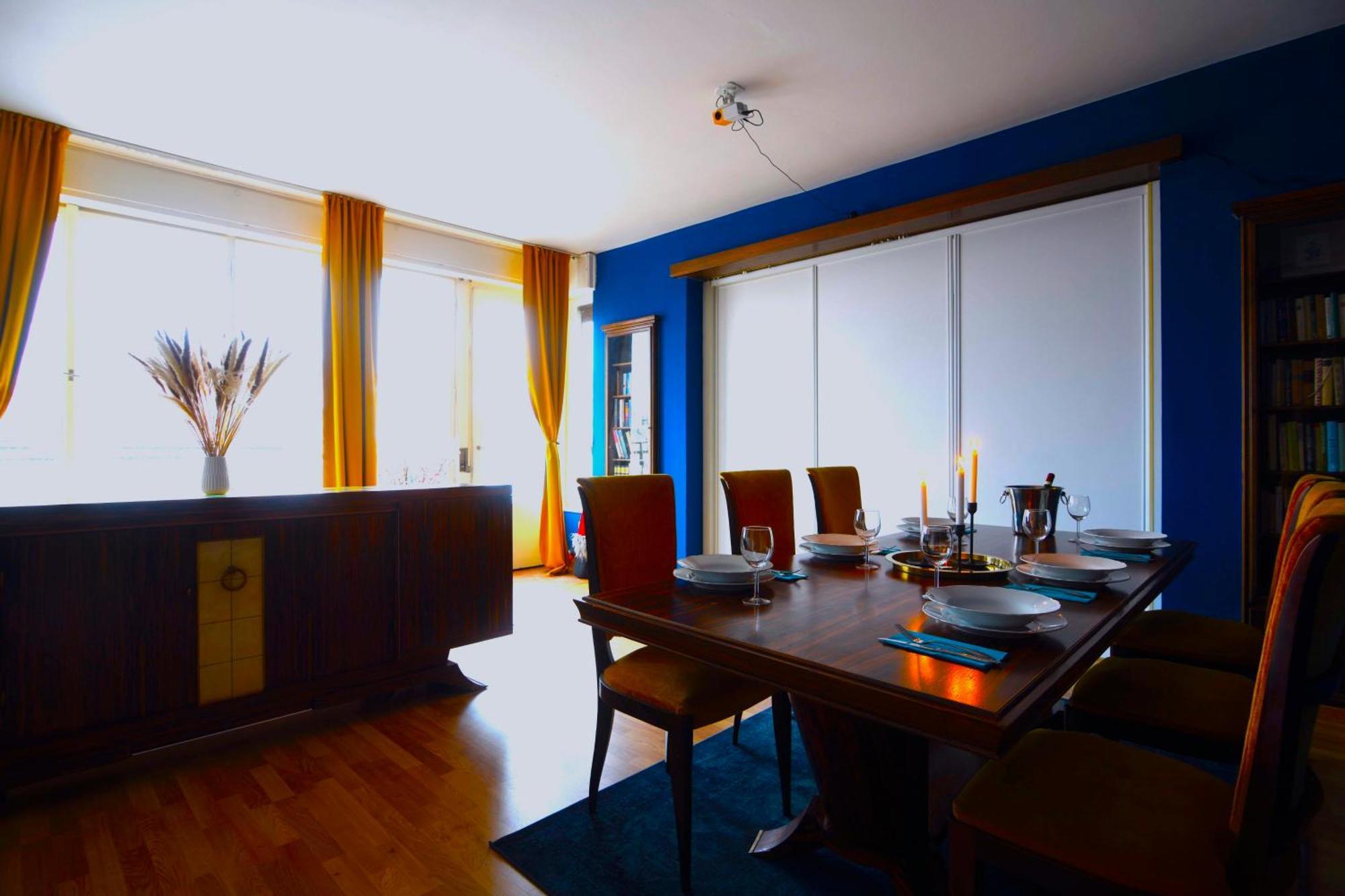 Waterfront River Side Roof Top Apartment - Terrace With City View Prague Luaran gambar